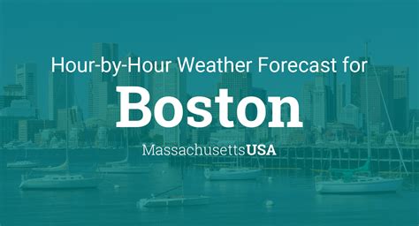 boston mass weather by the hour.